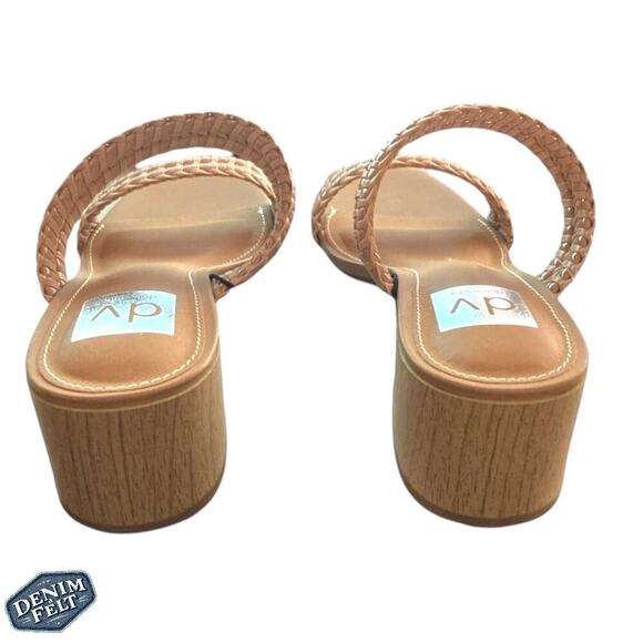 DV by Dolce Vita Womens Santana Camel Brown/Tan Heel Strap Sandal | NEW!! - Picture 8 of 15